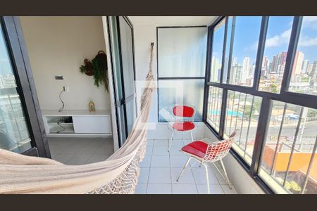 Varanda da Sala de apartamento para alugar com 3 quartos, 108m² em Pituba, Salvador