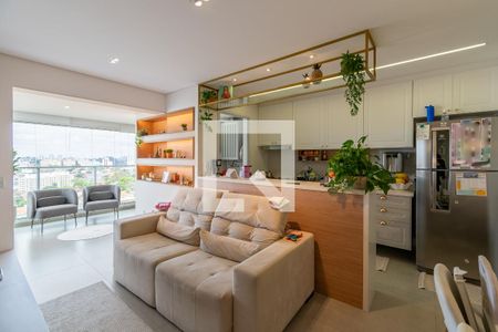 Sala de apartamento à venda com 2 quartos, 69m² em Jardim Prudência, São Paulo