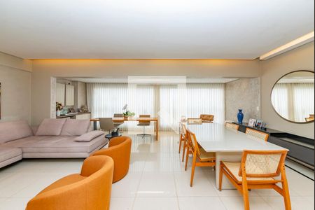 Sala de apartamento à venda com 4 quartos, 141m² em Vale do Sereno, Nova Lima