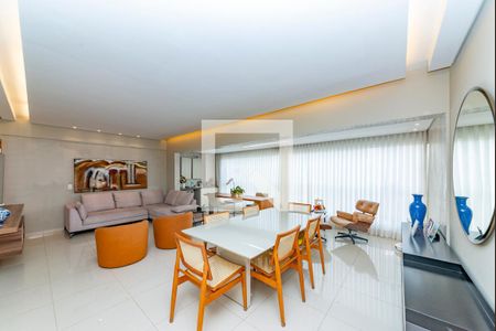 Sala de apartamento à venda com 4 quartos, 141m² em Vale do Sereno, Nova Lima