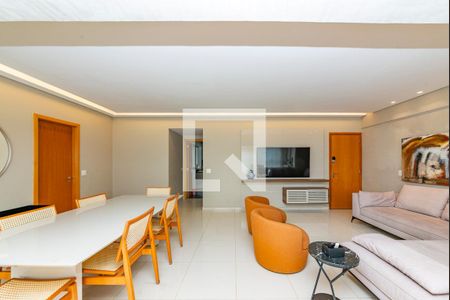 Sala de apartamento à venda com 4 quartos, 141m² em Vale do Sereno, Nova Lima