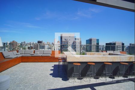 Área de Convivência - Happy Hour de kitnet/studio para alugar com 1 quarto, 27m² em Auxiliadora, Porto Alegre