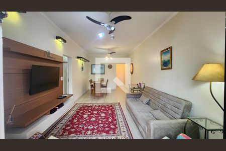 Sala de apartamento para alugar com 3 quartos, 119m² em Aparecida, Santos