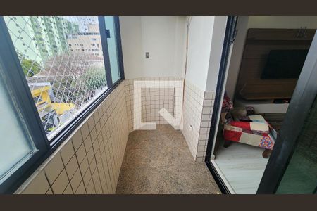 Varanda da Sala de apartamento para alugar com 3 quartos, 119m² em Aparecida, Santos
