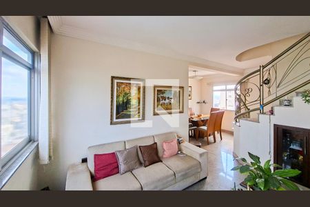 Sala de apartamento à venda com 3 quartos, 190m² em Colégio Batista, Belo Horizonte