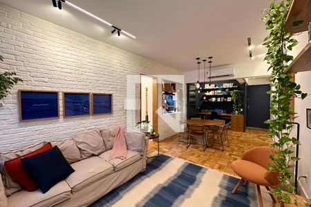 Sala de apartamento à venda com 3 quartos, 95m² em Leblon, Rio de Janeiro