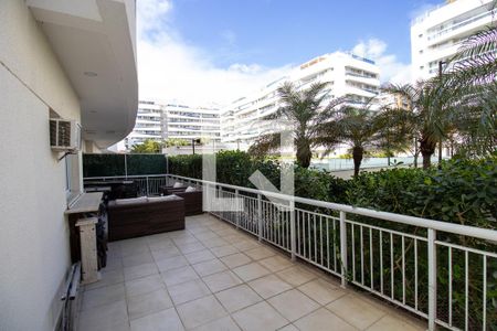 Varanda de apartamento à venda com 3 quartos, 124m² em Recreio dos Bandeirantes, Rio de Janeiro