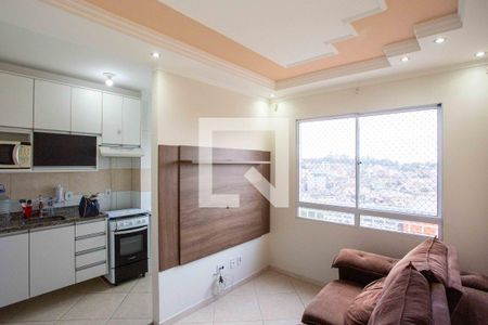 Sala de apartamento para alugar com 2 quartos, 44m² em Canhema, Diadema