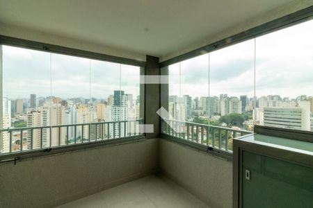 Varanda de kitnet/studio para alugar com 1 quarto, 32m² em Vila Olímpia, São Paulo