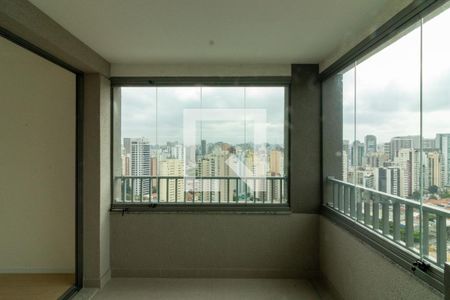 Varanda de kitnet/studio para alugar com 1 quarto, 32m² em Vila Olímpia, São Paulo