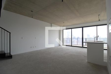 Sala/Cozinha de apartamento à venda com 1 quarto, 115m² em Vila Olímpia, São Paulo