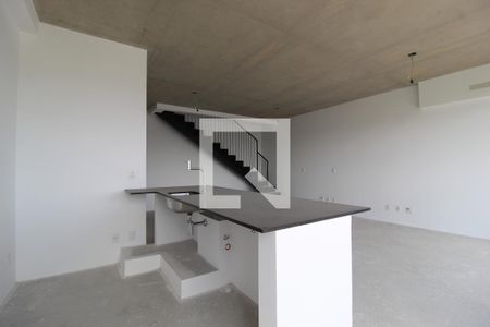 Sala/Cozinha de apartamento à venda com 1 quarto, 115m² em Vila Olímpia, São Paulo