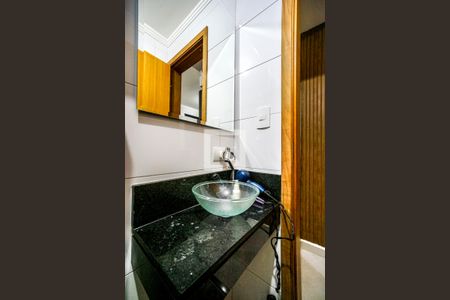 Banheiro Social de apartamento à venda com 1 quarto, 35m² em Vila Carrão, São Paulo