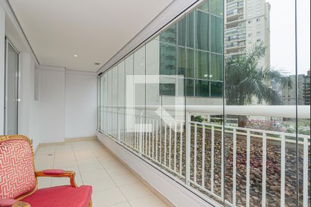 Varanda da Sala de apartamento à venda com 1 quarto, 55m² em Cerqueira César, São Paulo