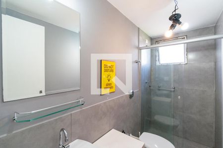 Banheiro Social de apartamento para alugar com 1 quarto, 58m² em Santo Amaro, São Paulo