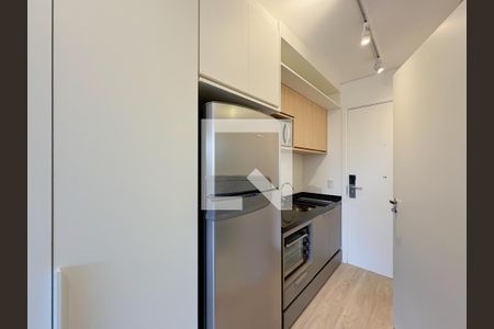 Cozinha de kitnet/studio para alugar com 1 quarto, 23m² em Vila Mariana, São Paulo