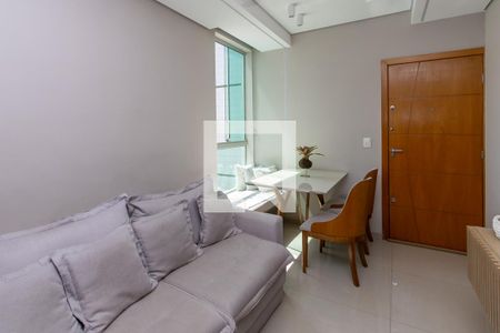 Sala de apartamento à venda com 2 quartos, 68m² em Castelo, Belo Horizonte