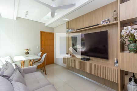 Sala de apartamento à venda com 2 quartos, 68m² em Castelo, Belo Horizonte