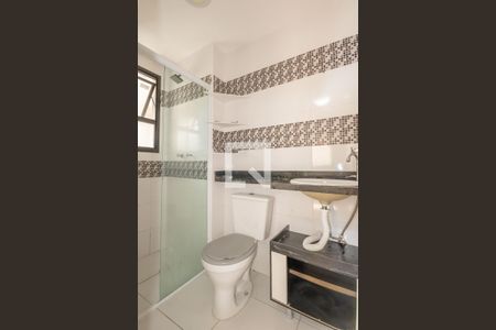 Banheiro da Suíte de apartamento à venda com 3 quartos, 63m² em Recanto das Rosas, Osasco