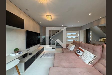 Sala de casa à venda com 3 quartos, 142m² em Parque Oratório, Santo André