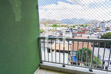 Varanda da Sala de apartamento à venda com 2 quartos, 60m² em Taquara, Rio de Janeiro