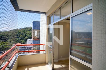 Varanda da Sala de apartamento à venda com 4 quartos, 229m² em Vital Brasil, Niterói