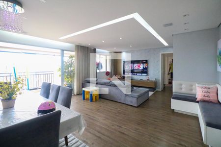 Sala de apartamento à venda com 3 quartos, 128m² em Mauá, São Caetano do Sul