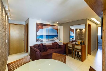 Sala de apartamento à venda com 3 quartos, 75m² em Castelo, Belo Horizonte