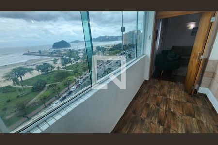 Varanda da Sala de apartamento para alugar com 2 quartos, 102m² em José Menino, Santos