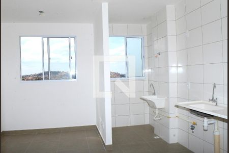 Sala/Cozinha de apartamento para alugar com 2 quartos, 53m² em São Gabriel, Belo Horizonte
