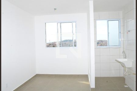 Sala/Cozinha de apartamento para alugar com 2 quartos, 53m² em São Gabriel, Belo Horizonte