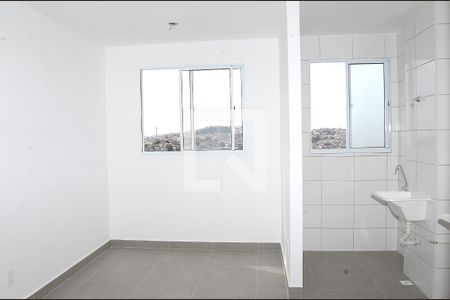 Sala/Cozinha de apartamento para alugar com 2 quartos, 53m² em São Gabriel, Belo Horizonte