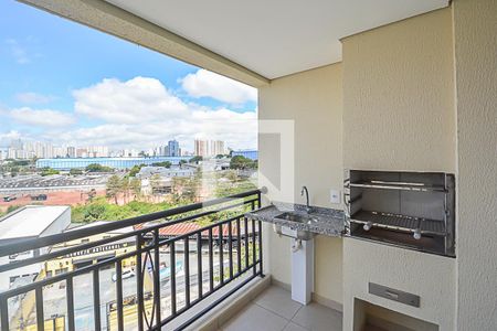 Varanda gourmet de apartamento à venda com 3 quartos, 71m² em Rudge Ramos, São Bernardo do Campo