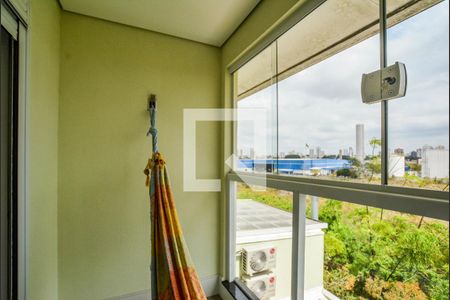 Varanda da Suíte 3 de casa de condomínio à venda com 3 quartos, 150m² em Vila Metalúrgica, Santo André