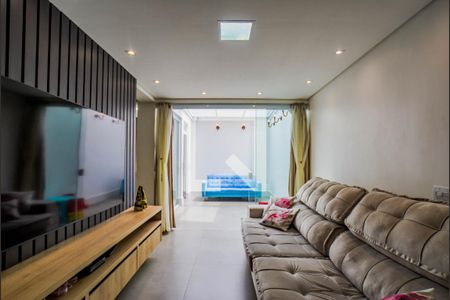 Sala de casa de condomínio à venda com 3 quartos, 150m² em Vila Metalúrgica, Santo André