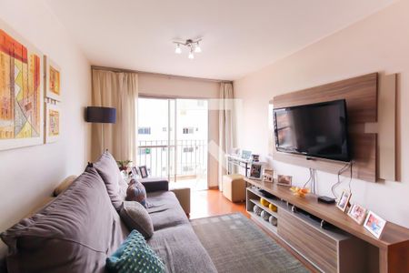 Sala de apartamento à venda com 2 quartos, 82m² em Vila Bertioga, São Paulo