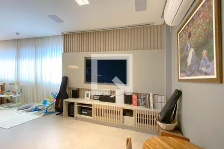 Sala de Estar de apartamento à venda com 4 quartos, 238m² em Cidade Nova, Belo Horizonte