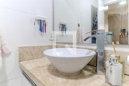 Banheiro da Suíte de apartamento à venda com 1 quarto, 39m² em República, São Paulo