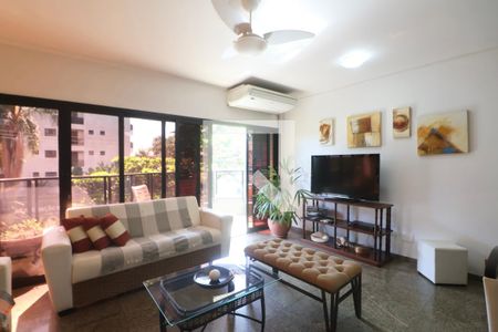 Sala de apartamento para alugar com 4 quartos, 174m² em Parque Enseada, Guarujá