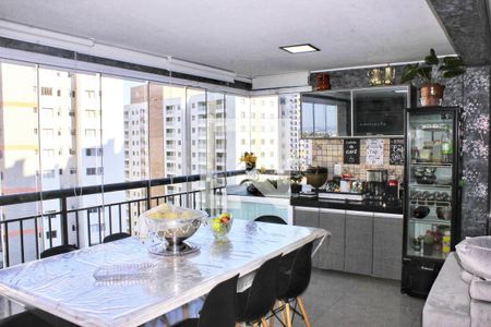 Varanda Gourmet de apartamento à venda com 3 quartos, 123m² em Jardim Flor da Montanha, Guarulhos