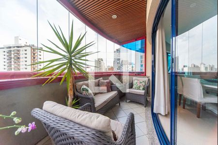 Varanda da Sala de apartamento para alugar com 4 quartos, 209m² em Vila Bastos, Santo André