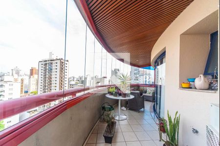 Varanda da Sala de apartamento para alugar com 4 quartos, 209m² em Vila Bastos, Santo André