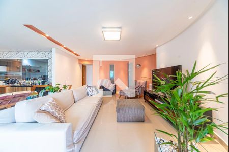 Sala de apartamento para alugar com 4 quartos, 209m² em Vila Bastos, Santo André