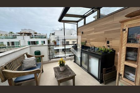 Varanda de apartamento à venda com 4 quartos, 155m² em Recreio dos Bandeirantes, Rio de Janeiro