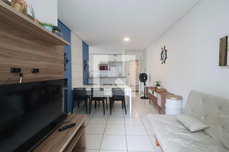 Sala de apartamento para alugar com 2 quartos, 59m² em Vila Julia, Guarujá