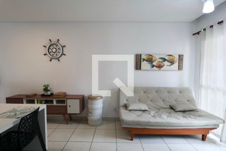 Sala de apartamento para alugar com 2 quartos, 59m² em Vila Julia, Guarujá