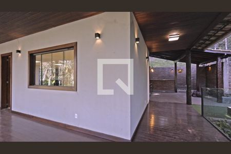 Varanda da Sala de casa de condomínio à venda com 3 quartos, 358m² em Condomínio Pasárgada, Nova Lima