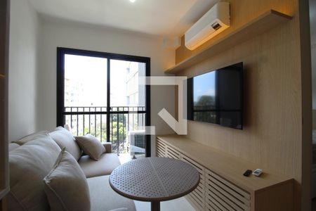 Sala/Cozinha de apartamento para alugar com 1 quarto, 27m² em Vila Olímpia, São Paulo