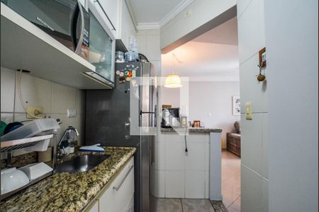 Cozinha e Área de Serviço de apartamento à venda com 2 quartos, 54m² em Vila Leopoldina, Santo André
