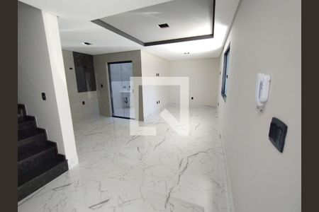 Sala/Cozinha de casa à venda com 2 quartos, 91m² em Parque das Nações, Santo André